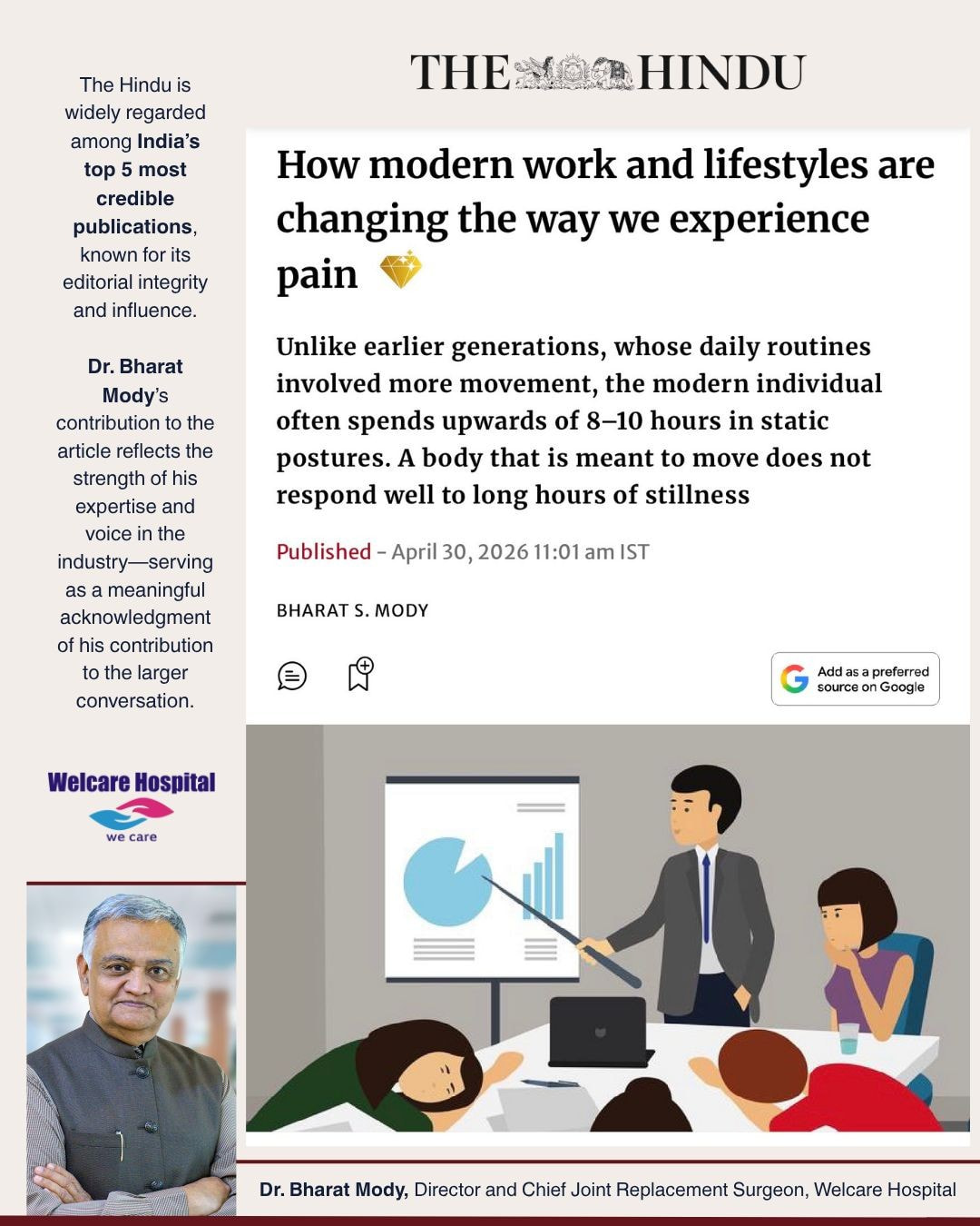 How modern work and lifestyles are changing the way we experience pain - The Hindu